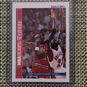 Michael Jordan NBA Hoops Tribune Trading Card